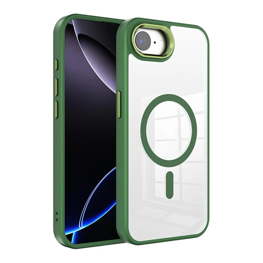 Coque hybride transparente MagSafe pour iPhone 16e Coque hybride transparente MagSafe pour iPhone 16e